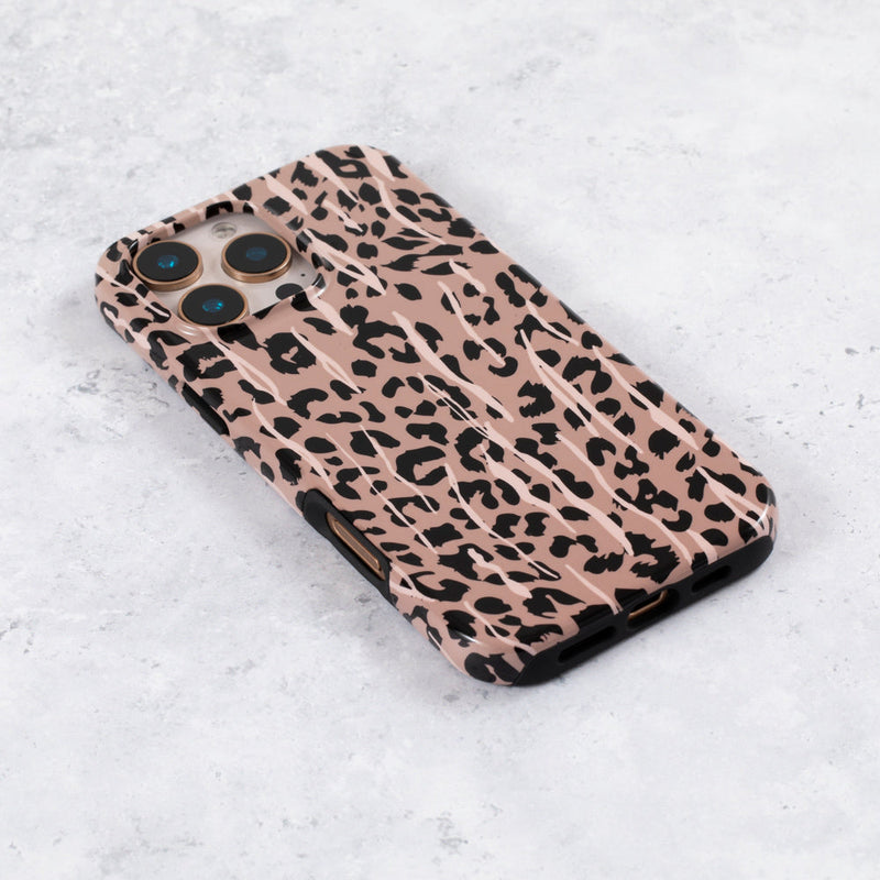 Jungle Leopard iPhone 14 Case - angled view