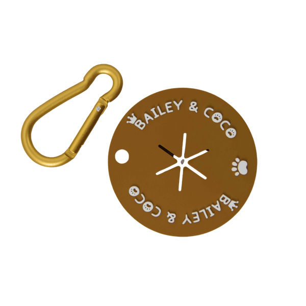 Poop Pocket Poop Bag Holder – Hands-Free Dog Walking Solution - Brown