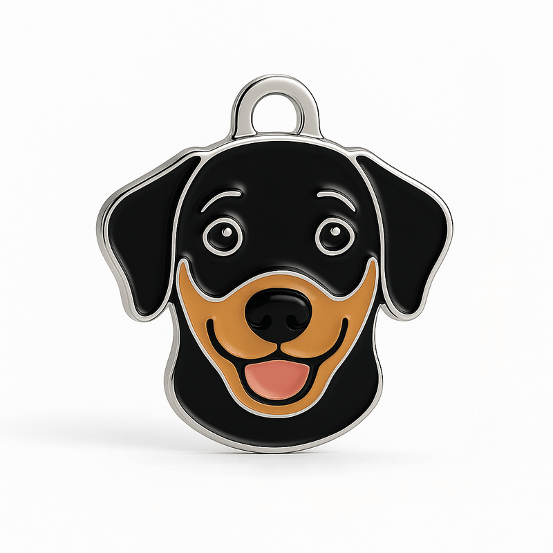 Black & Tan Dachshund Dog Tag – Personalised & Engraved - Bailey and Coco (UK)
