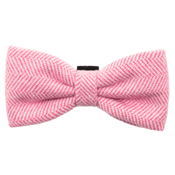 Bow Tie - Bubblegum Pink Tweed - Bailey and Coco (UK)