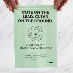 Compostable Dog Poo Bags – 12 Rolls (180 Bags) - Bailey and Coco (UK)