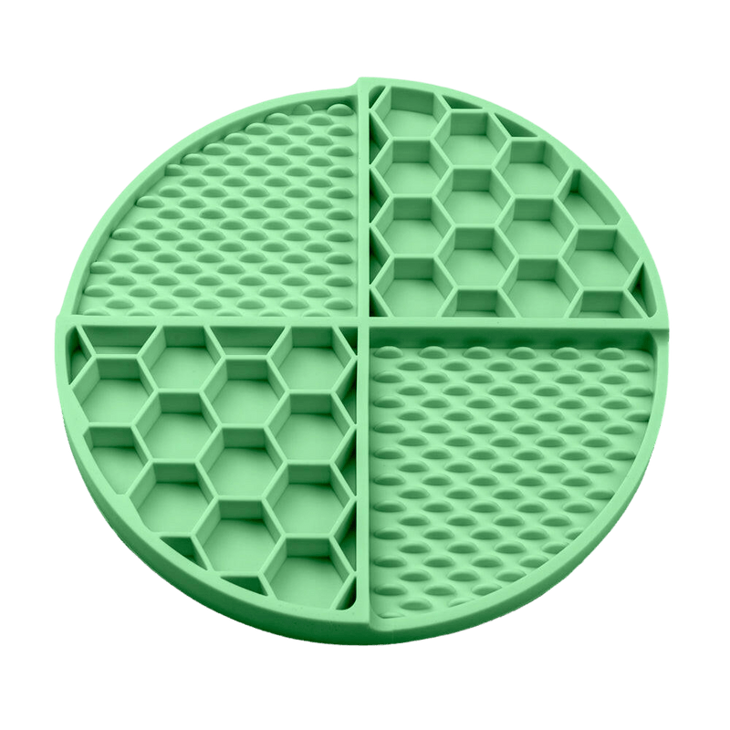 Dog Lick Mat - Pistachio Green: Perfect for Anxiety & Dental Health - Bailey and Coco (UK)