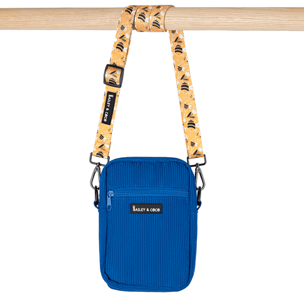 Dog Walking Bag With Wanna - Bee Strap - Midnight Blue - Bailey and Coco (UK)