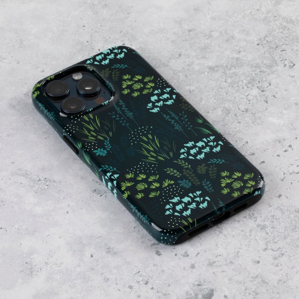 Forest Green Floral iPhone 15 Pro Max Case - alternate view