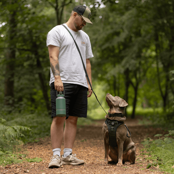 Hands-Free Double Ended Dog Lead – Jet Black - alternate view