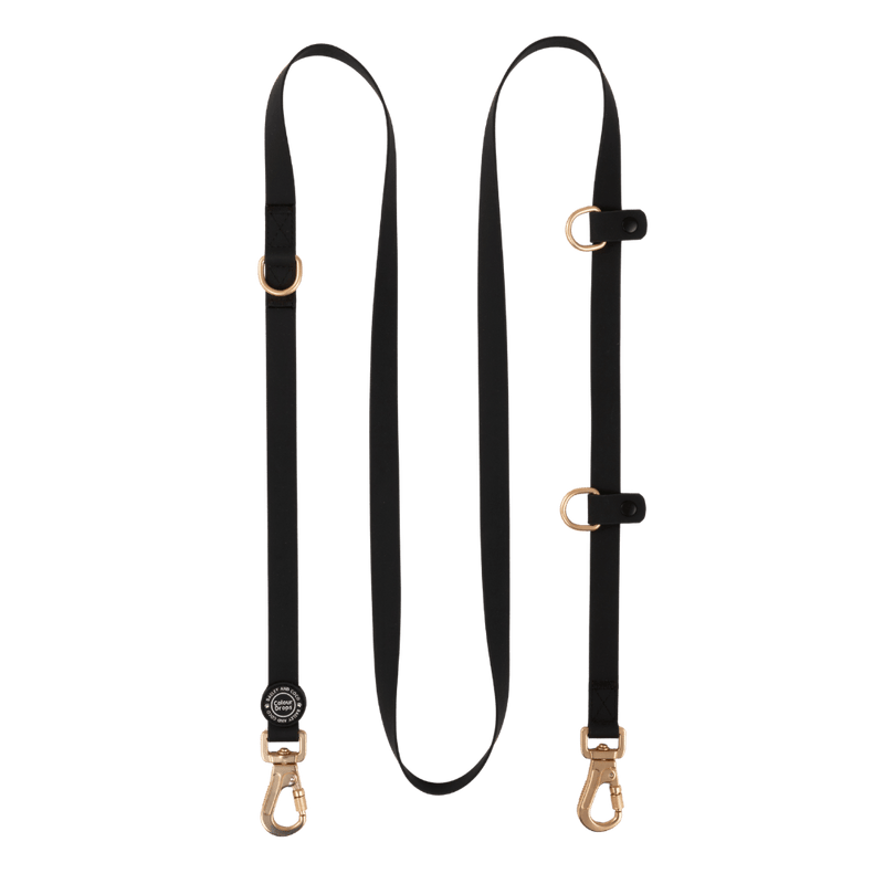 Hands-Free Double Ended Dog Lead – Jet Black - Bailey and Coco (UK)
