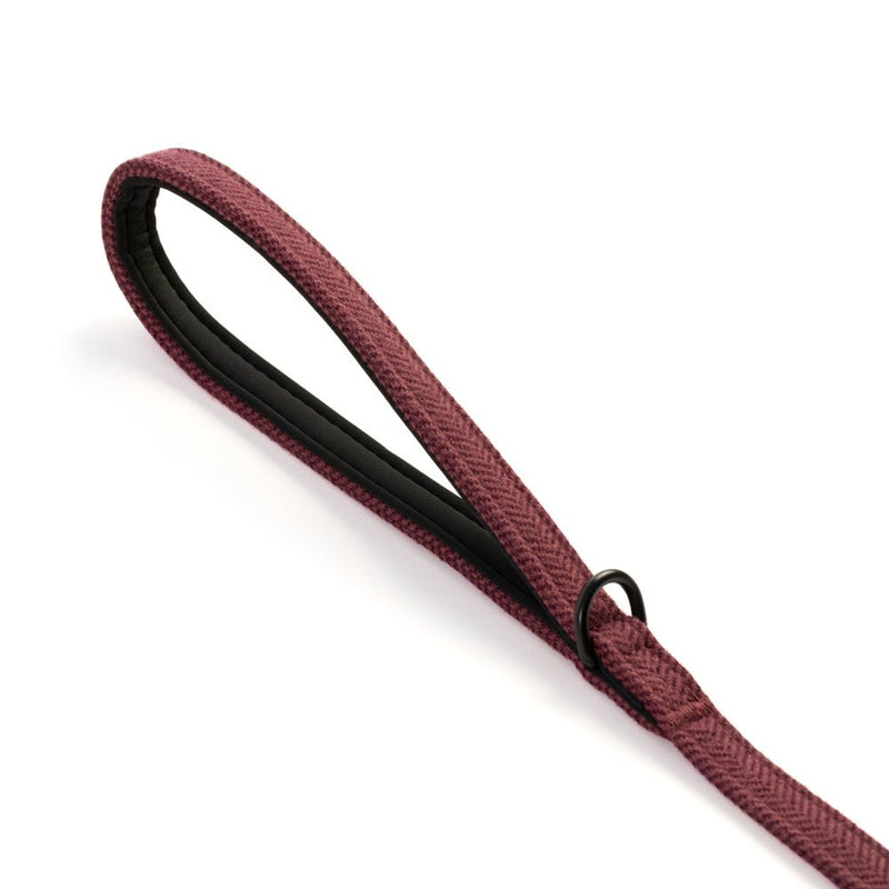 Lightweight Mini Dog Lead 5ft - Mulberry Tweed - Bailey and Coco (UK)