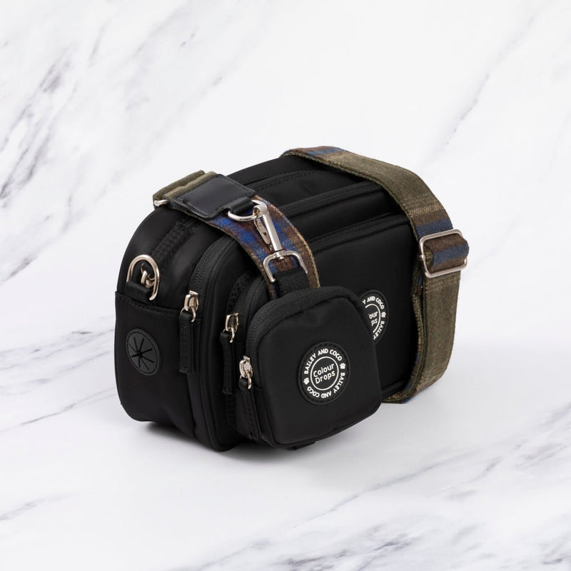 Mayfair Tweed - Colour Drops - Lightweight & Adjustable Dog Harness, Lead, Collar & Dog Walking Bag Bundle - Bailey and Coco (UK)