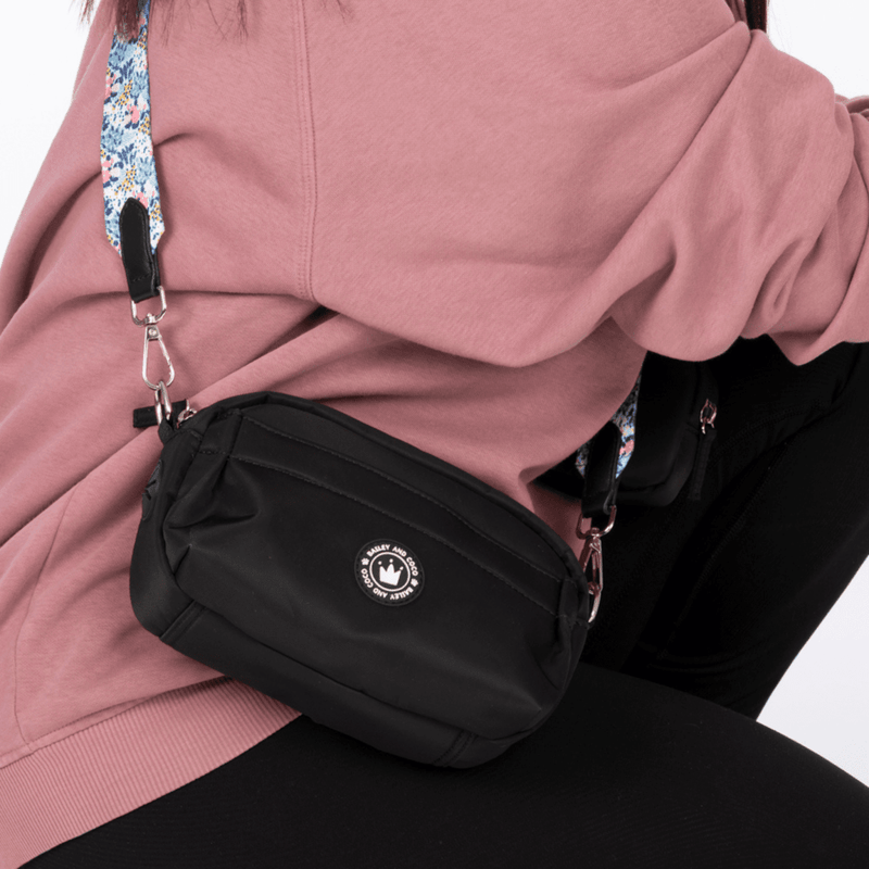 Mini Magnetic Snap Dog Walking Bag with Spring Dreams Strap - Bailey and Coco (UK)