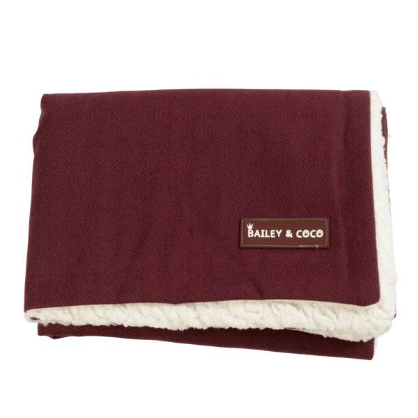 Mulberry Tweed Dog Blanket - Bailey and Coco (UK)