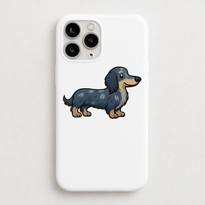Personalised Dapple Dachshund Phone Case | iPhone 17, 16, 15 & More - Bailey and Coco (UK)