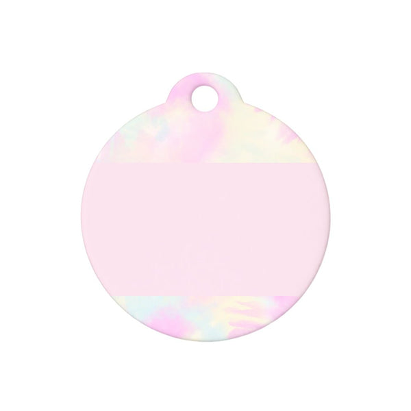 Personalised Dog ID Tag - Candy Floss - alternate view