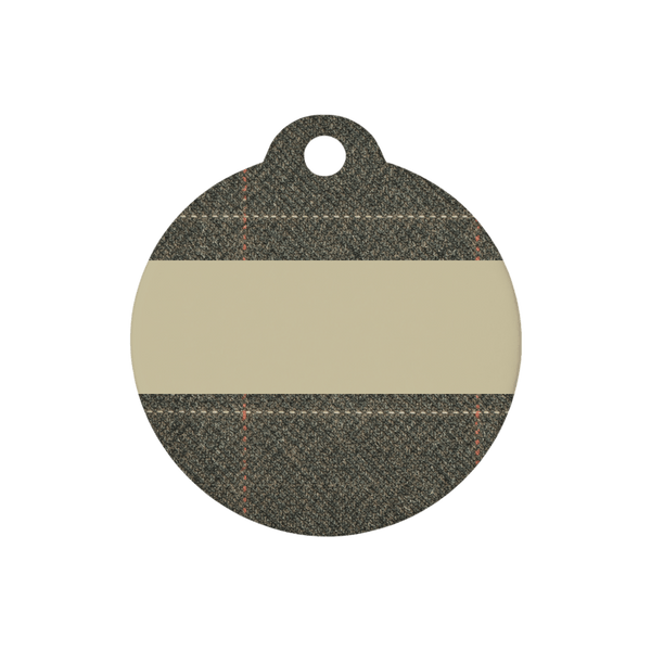 Personalised Dog ID Tag - Forest Tweed - Bailey and Coco (UK)