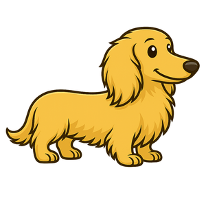 Personalised Long Haired Dachshund Phone Case | iPhone 17, 16, 15 & More - Bailey and Coco (UK)