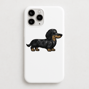 Personalised Wire Haired Dachshund Phone Case | iPhone 17, 16, 15 & More - Bailey and Coco (UK)