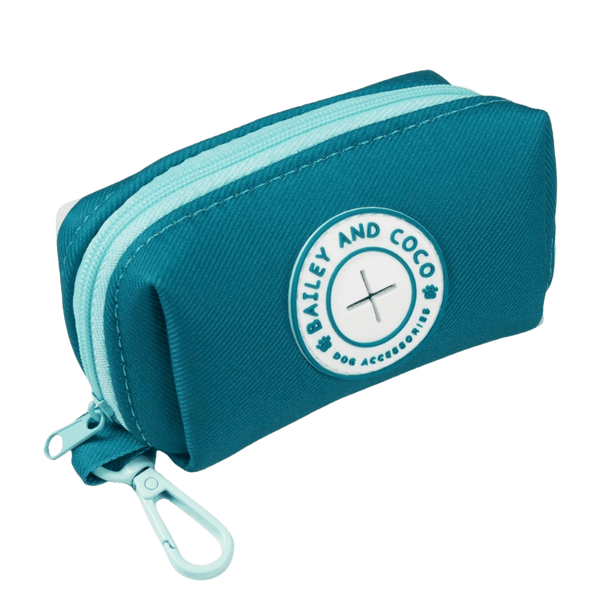 Poo Bag Holder - COLOUR DROPS® - Ice Teal - Bailey and Coco (UK)