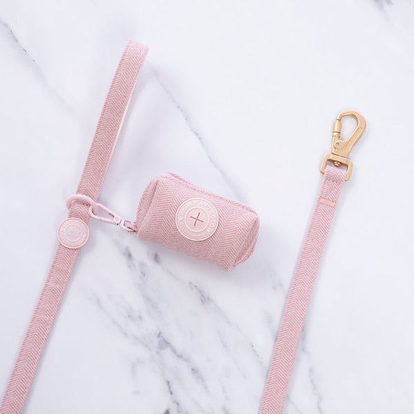 Poo Bag Holder - Colour Drops - Lavender Tweed - alternate view