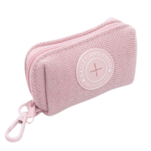 Poo Bag Holder - Colour Drops - Lavender Tweed - Bailey and Coco (UK)