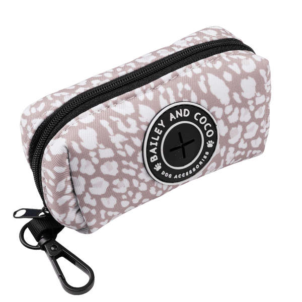 Poo Bag Holder - Mocha Leopard - Bailey and Coco (UK)