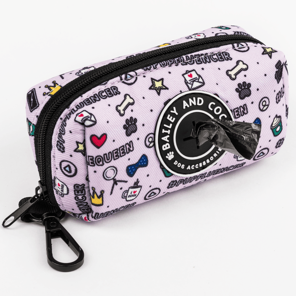 Poo Bag Holder - Pupfluencer Little Queen - Bailey and Coco (UK)