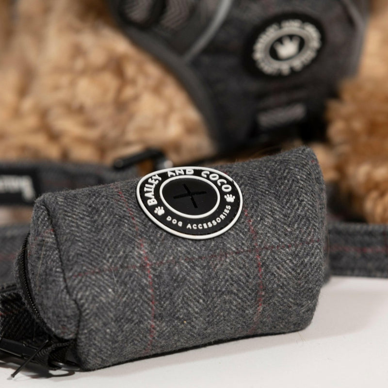Poo Bag Holder - Slate Tweed - Bailey and Coco (UK)