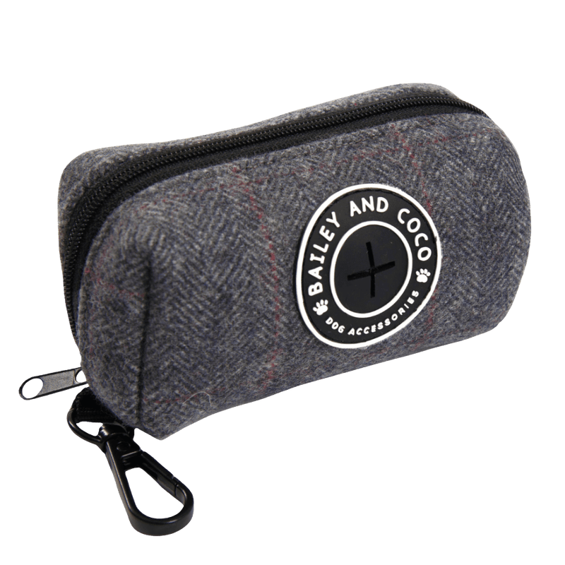 Poo Bag Holder - Slate Tweed - Bailey and Coco (UK)