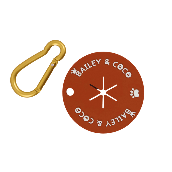 Poop Pocket Poop Bag Holder – Hands - Free Dog Walking Solution - Orange - Bailey and Coco (UK)