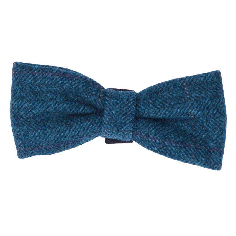 Sapphire Tweed Bow Tie - Bailey and Coco (UK)