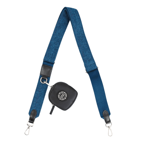 Sapphire Tweed Strap for Dog Walking Bag - Bailey and Coco (UK)