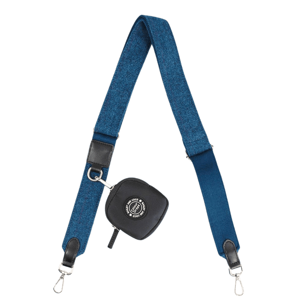 Sapphire Tweed Strap for Dog Walking Bag - Bailey and Coco (UK)