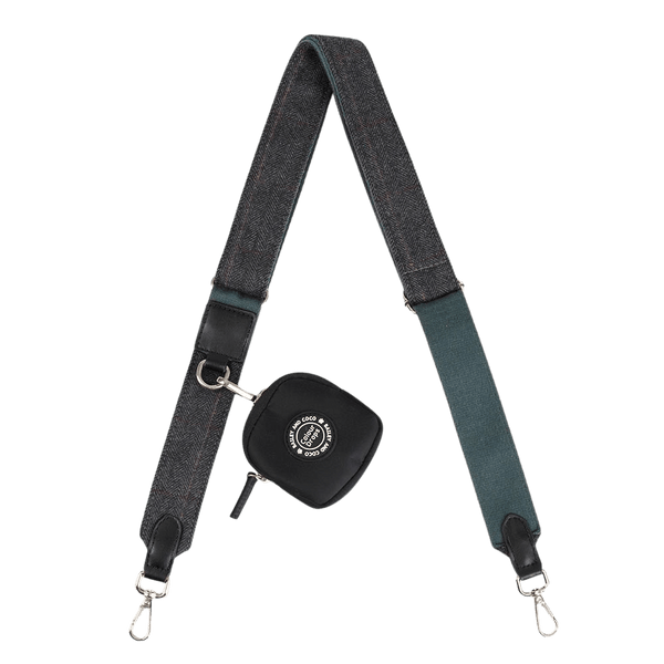 Slate Tweed Strap for Dog Walking Bag - Bailey and Coco (UK)