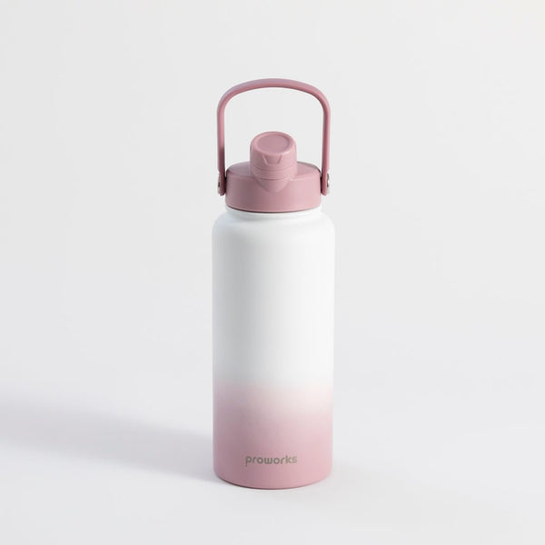 Switch 1L Water Bottle with Straw – Aurora Blush Ombre - Bailey and Coco (UK)