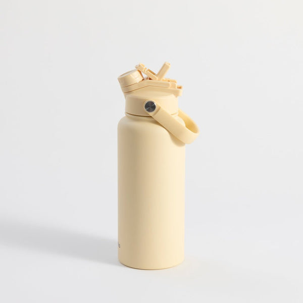 Switch 1L Water Bottle with Straw – Honey Cream - alternate view