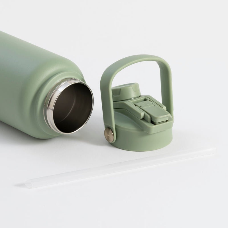 Switch 1L Water Bottle with Straw – Sage Green - Bailey and Coco (UK)