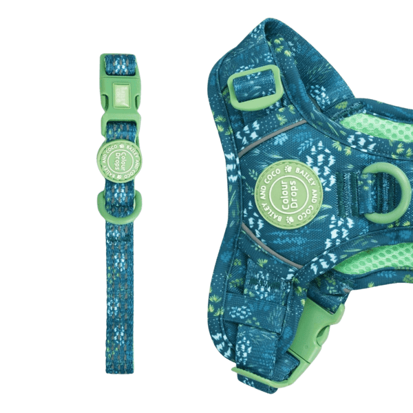 Trail & Glow® Adjustable Collar - COLOUR DROPS® - Touch Grass - Bailey and Coco (UK)