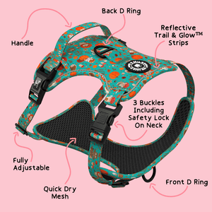 Trail & Glow® Dog Harness - Woodland Magic - Bailey and Coco (UK)