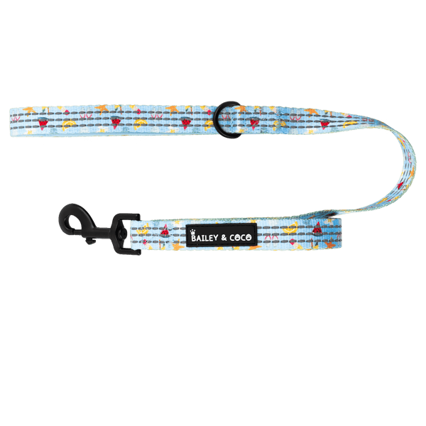 Trail & Glow® Fabric Dog Lead 5ft - Feels Like Summer - alternate view