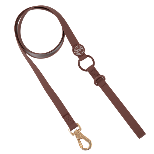 Waterproof Dog Lead - Colour Drops - Mulberry - Bailey and Coco (UK)