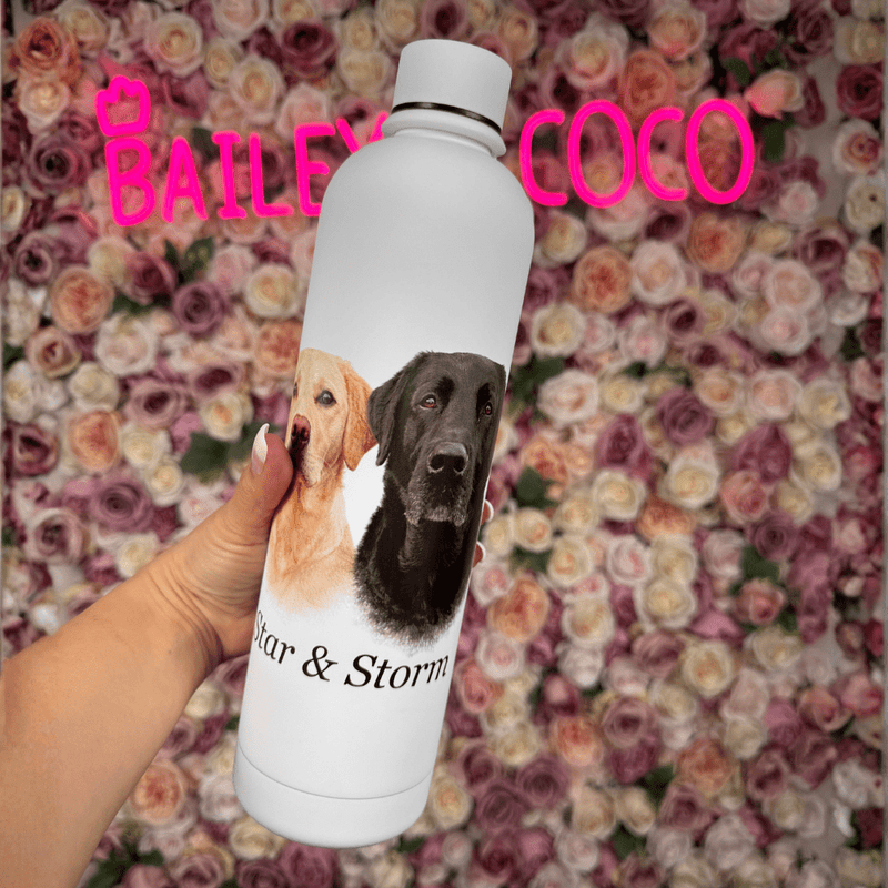 Your Dog on a Bottle (Personalised) – 1L Pulse Bottle - Bailey and Coco (UK)