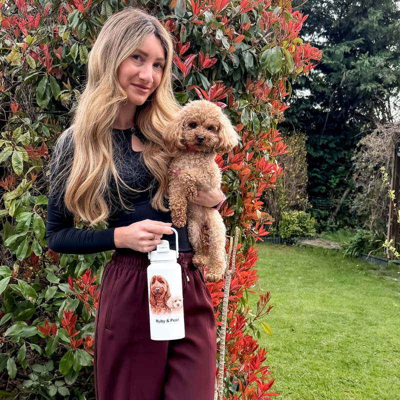 Your Dog on a Bottle (Personalised) – 1L Switch Bottle - Bailey and Coco (UK)
