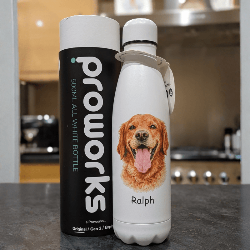 Your Dog on a Bottle (Personalised) – 500ml Original Bottle - Bailey and Coco (UK)