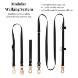 Hands-Free Double Ended Dog Lead – Jet Black