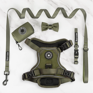 Trail & Glow® Harness Bundle Set - The Khaki One.