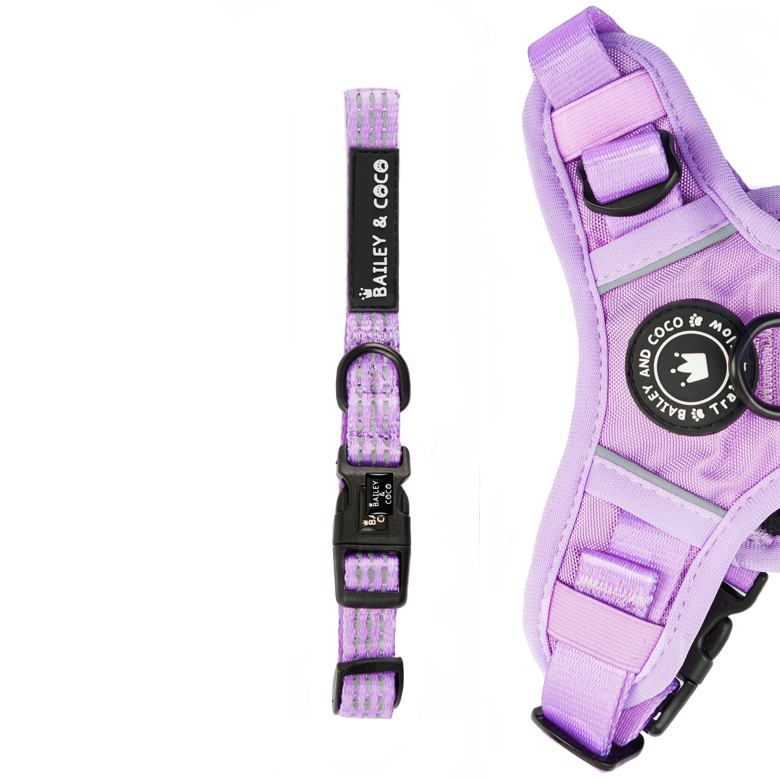 Trail & Glow® Collar - The Lilac One.