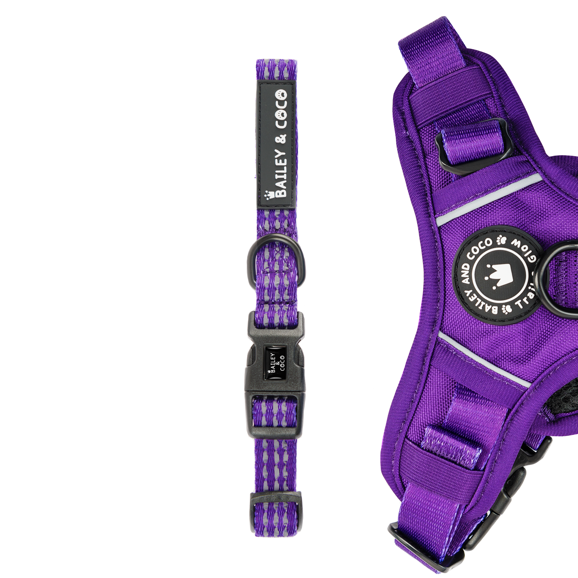 Trail & Glow® Collar - The Royal Purple One.