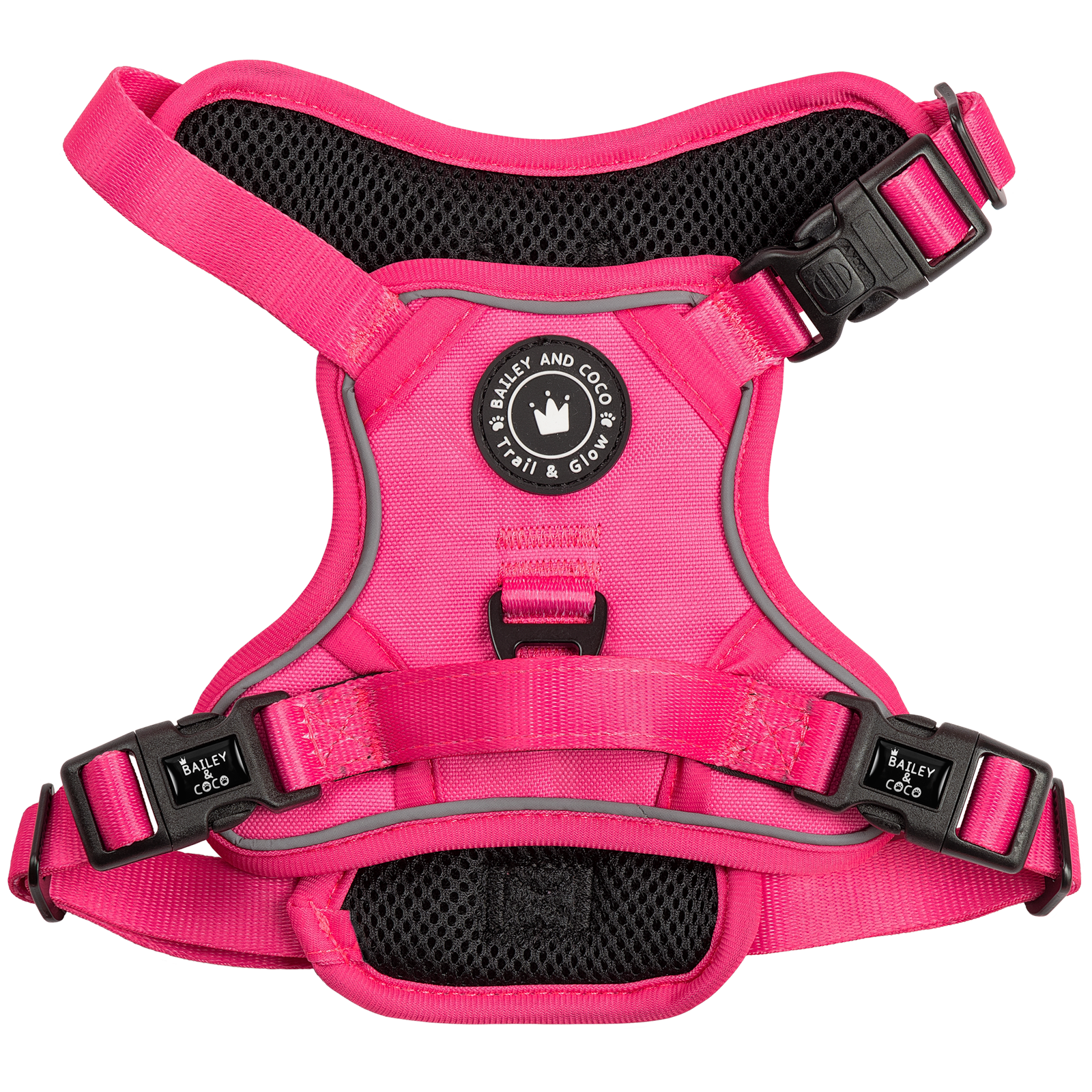 Trail & Glow® Dog Harness - The Hot Pink One.