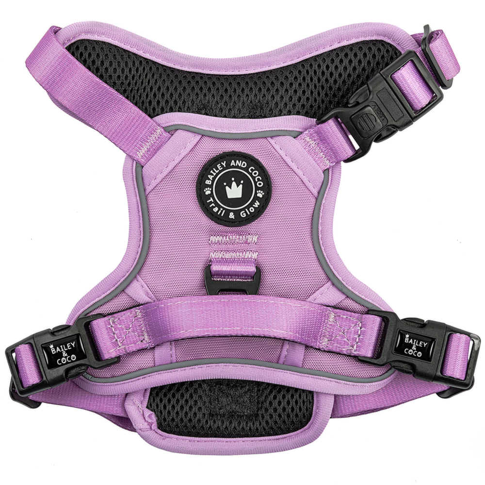 Trail & Glow® Dog Harness - The Lilac One