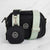 Dog Walking Bag - Black with Sage Tweed Strap