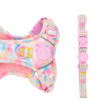 Trail & Glow Adjustable Collar - Colour Drops - Candy Floss