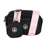 Mini Magnetic Snap Dog Walking Bag with Candy Floss Strap